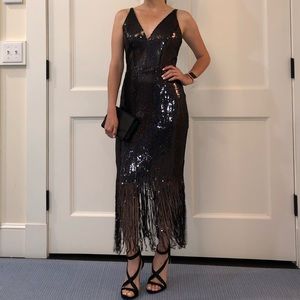 dress the population frankie sequin dress